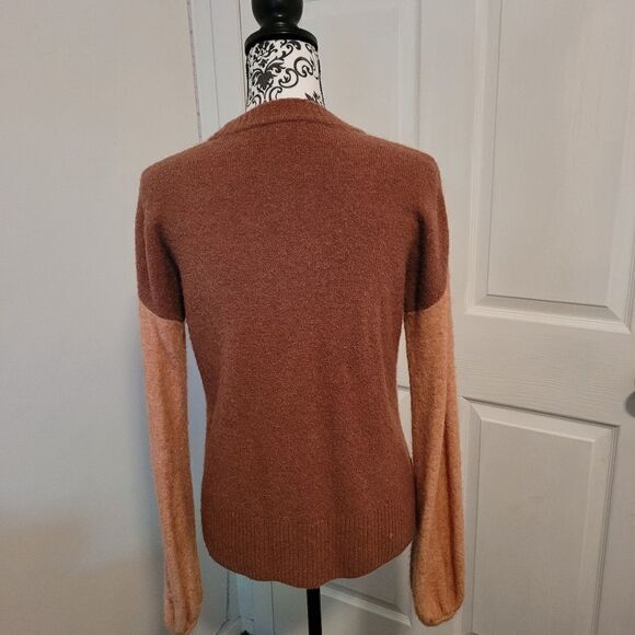 Madewell Payton color block wool alpaca blend sweater - Picture 2 of 6